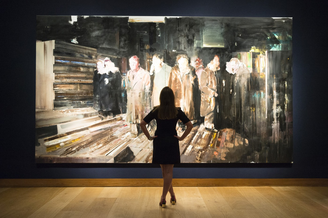 “Nickelodeon” de Adrian Ghenie la Christies. Foto: Profimedia
