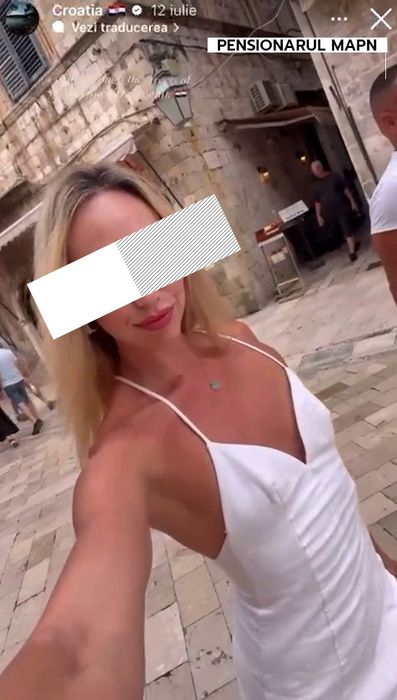 Anna a "scăpat" o filmare în care apare și pensionarul MApN