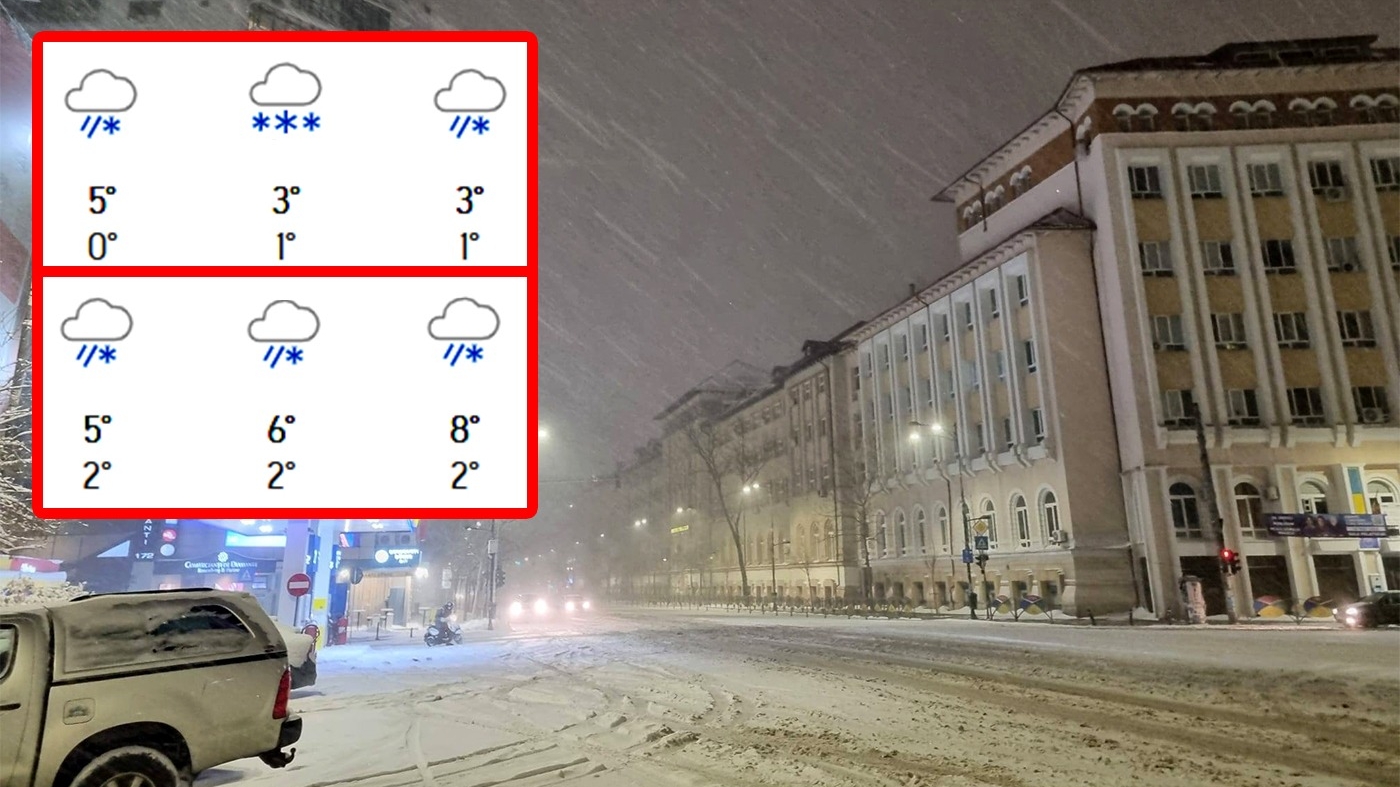 6 zile de ninsori fără oprire în București. Pe ce dată vine "prăpădul", potrivit meteorologilor Accuweather