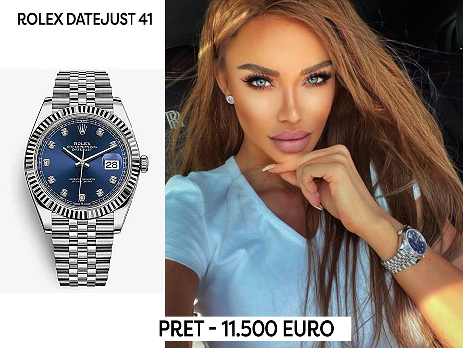 Rolex Datejust 41, unul dintre preferatele Biancăi