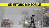 ANM a modificat prognoza. Se întorc ninsorile în România. Pe ce dată revine iarna