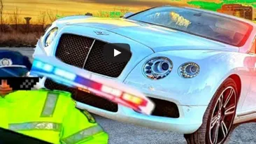 Incredibil! Ce dialog a purtat șoferul unui Bentley cu un polițist de la Rutieră. ”Dacă-mi spui asta, furi curent!”