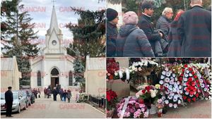 Apariţie surprinzătoare la înmormântarea Ronei Hartner! Nu le-a venit să creadă când au văzut cine a venit