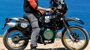 A facut inconjurul Australiei cu o motocicleta alimentata cu ulei de gatit