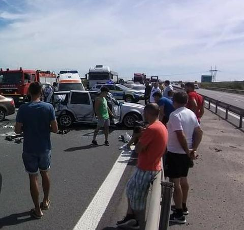 Ultima oră! Carambol pe A1, direcția București-Pitești. Cinci mașini implicate în accident