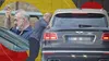Cum a înfruntat Gigi Becali canicula în fața catedralei din Pipera. Șlapi în picioare, Rolls Royce Ghost în parcare!