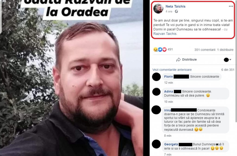 Cântărețul Răzvan de la Oradea a murit ieri, după ce a făcut 4 stopuri cardio-respiratorii © Facebook