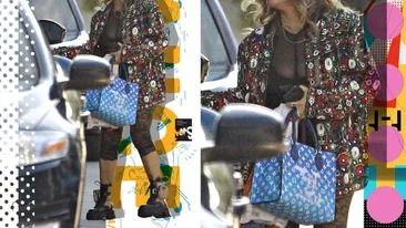 Loredana Groza a venit “super-transparentă” la muncă