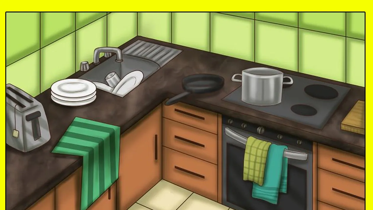 TEST IQ | Ce este complet greșit în bucătăria lui Emanuel? 4 din 5 oameni nu văd detaliul