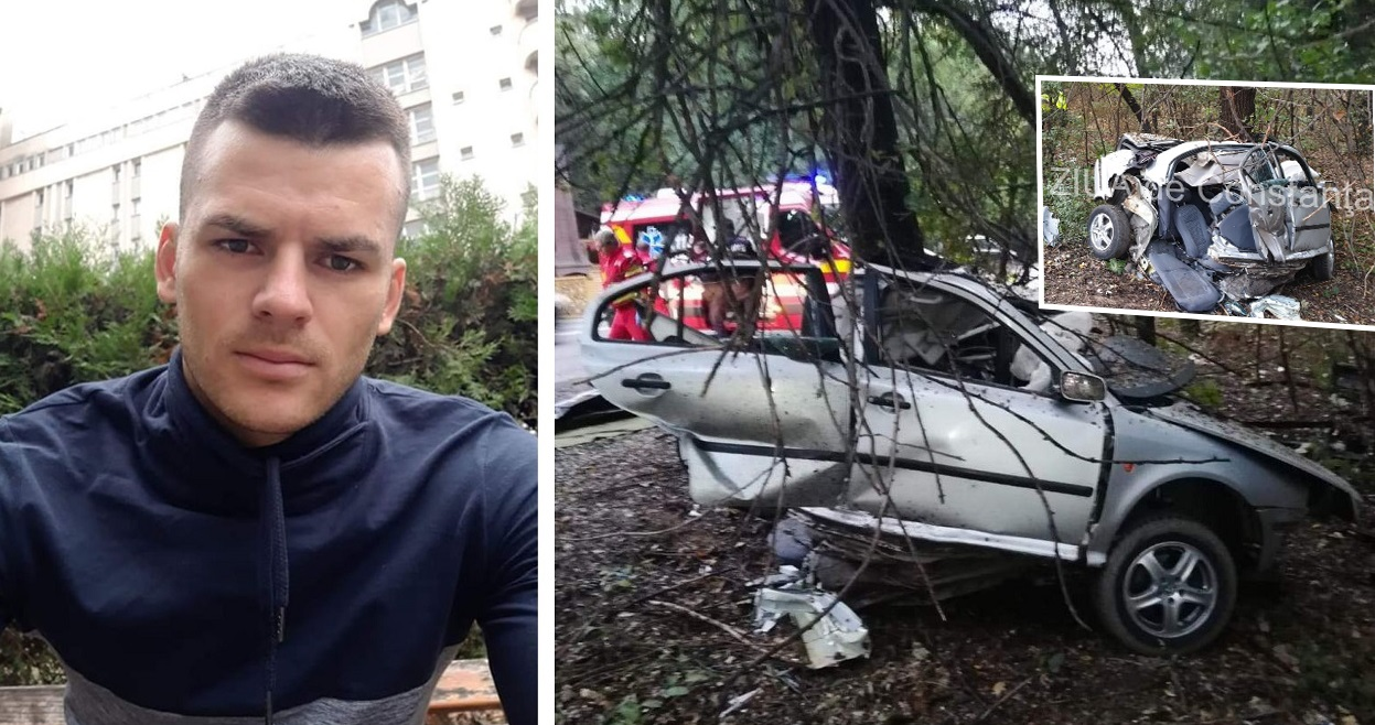 El este tânărul care a murit în accidentul terifiant din Valu lui Traian. Era angajat al Spitalului Militar din Constanța
