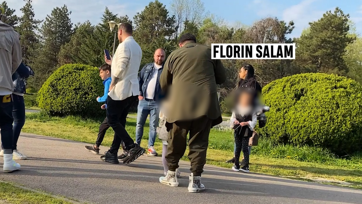 Alaiul lui Florin Salam, în Herăstrău, de Florii