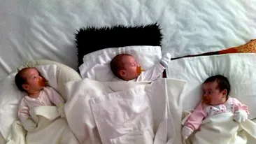 La botez, tripletii Nicoletei Luciu vor primi in dar cheile de la prima lor casa! Afla cine este atat de generos!