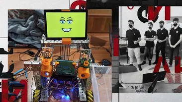 Ei sunt elevii craioveni care au creat un robot anti-COVID în 48 de ore