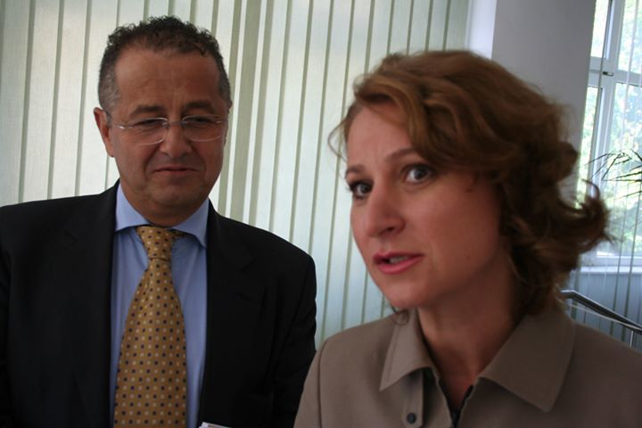 Sorina Plăcintă şi soţul ei