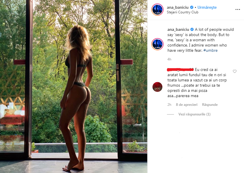 Ana Baniciu criticată de fani: „Poate ar trebui sa te opresti din…”