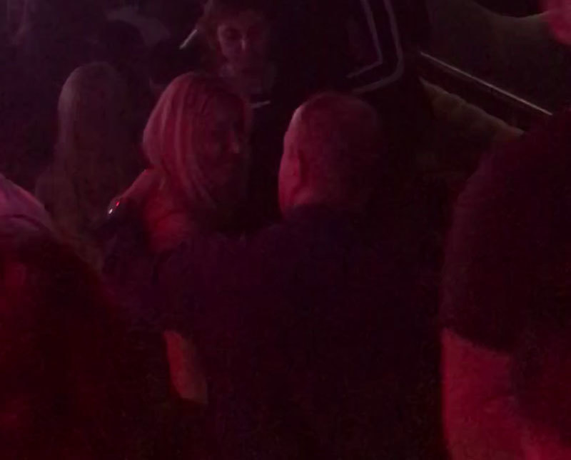 Augustin Oancea a făcut show în club alături de soţie
