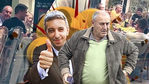 Milionarul Cocoș & celebrul ”Domn Dan” au făcut șpriț pe separeu la Gară!