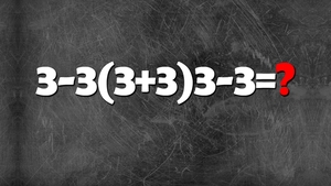 Test de inteligență | Cât face 3-3(3+3)3-3? Greșeala pe care mulți o fac