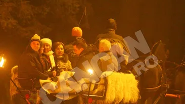 Costel Casuneanu, aventuri la Poiana Brasov! Fotografii de colectie cu familia unuia dintre cei mai bogati romani: regele asfaltului se simte bine si in caruta!