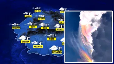 Fenomen meteorologic rarisim în România: A durat vreo 2-3 minute