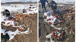Imagini greu de privit! Mormântul unei fetiţe din Făgăraş, vandalizat în timpul unei petreceri în cimitir. FOTO