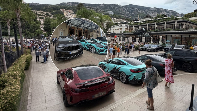 IMAGINI EXCLUSIVE Românii au luat cu asalt Coasta de Azur. Flotă de mașini de lux, înmatriculate în România, în parcările hotelurilor din Monaco