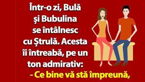 BANC | Bulă și Bubulina se întâlnesc cu Ștrulă