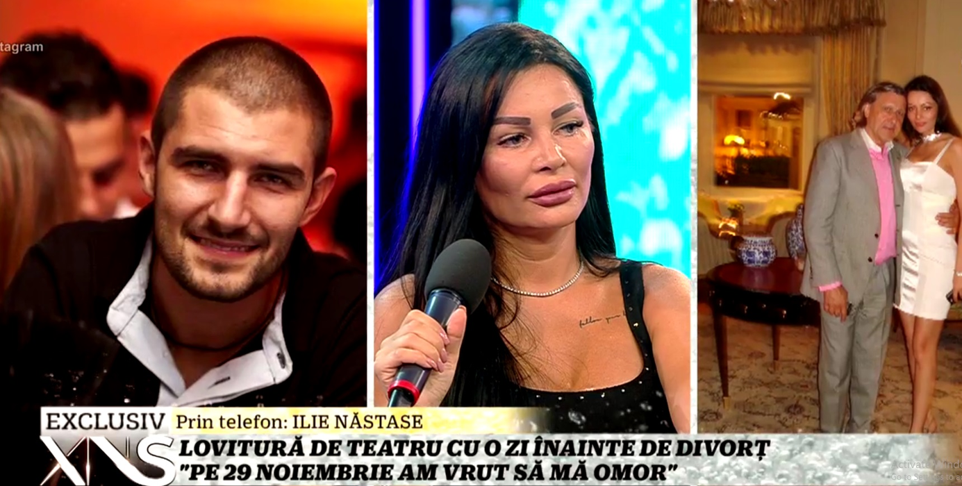 Brigitte Năstase a izbucnit în lacrimi la TV! Răspunsul ei când a fost întrebată dacă a fost lovită de soțul său, Ilie Năstase