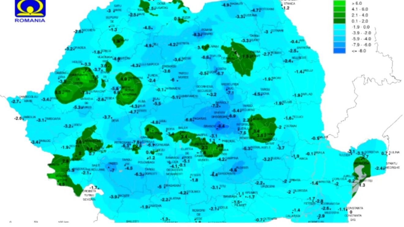 Vremea o ia razna în România. Ce se va întâmpla până pe 8 martie