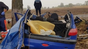 Tragedie pe DN 41! Un șofer din Giurgiu a murit zdrobit de un copac, după ce a adormit la volan
