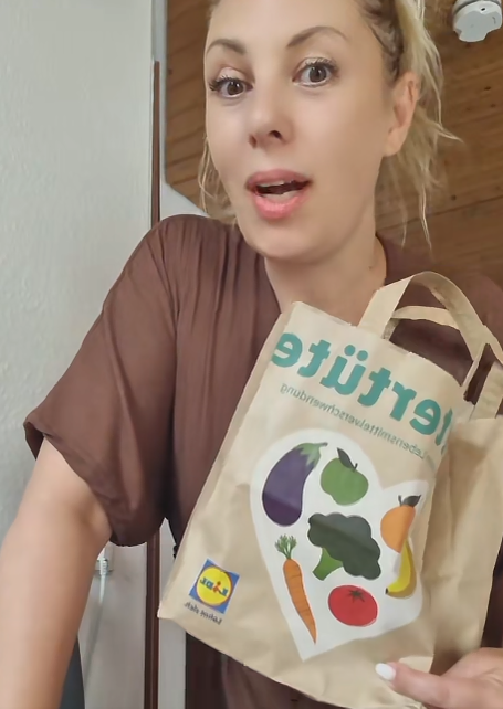 Ce conține punga antirisipă de la Lild Germania/ sursă foto: TikTok