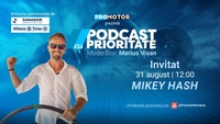 Mikey Hash vine la „Podcast cu Prioritate” #111 by ProMotor. Despre cei trei ani petrecuți pe ocean, întoarcerea în România, BMW, Dacia, motociclete și aviație