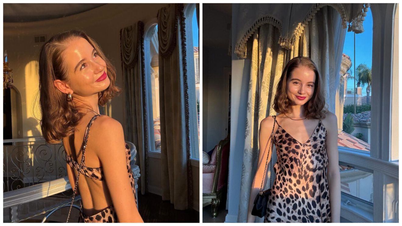 Cum s-a filmat Irina Columbeanu înainte să ajungă în România, la tatăl ei. Imaginile s-au viralizat rapid: ”Mini Monica Gabor!”