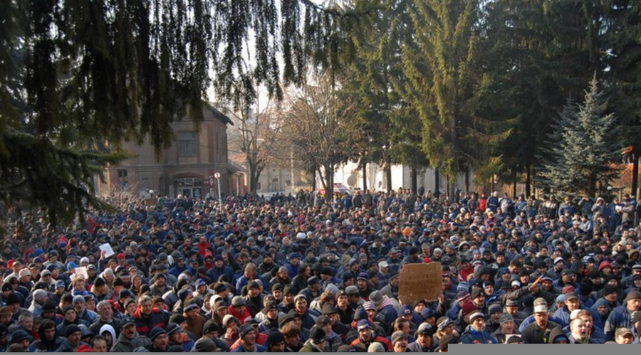 Minerii nemulțumiți vin la București