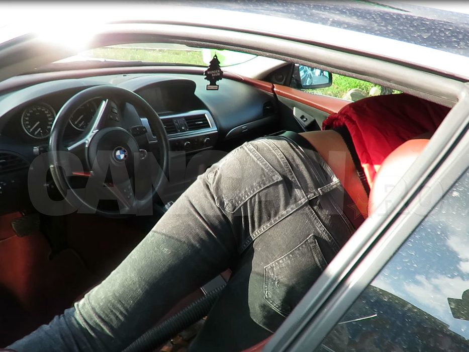 Laurette e jucăuşă foc. Am filmat-o într-o spălătorie auto în cele mai… ”nebunatice” poziţii!
