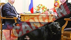 Putin isi spioneaza cainele