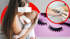 Caz revoltător în Argeș: O mamă este acuzată că și-ar batjocori bebelușul de 6 luni cu gene false și… tatuaje! | EXCLUSIV