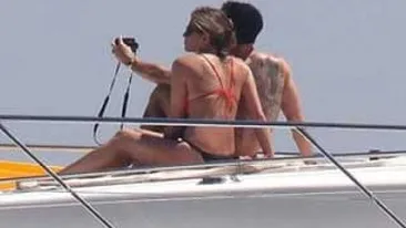 Jennifer Aniston se relaxeaza cu iubitul la Capri