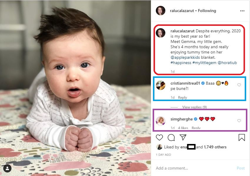 Raluca Lăzăruț, primele declarații după ce a născut în secret în SUA! Se teme enorm de coronavirus: “Mama e în prima linie”