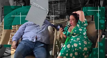 Oana Roman s-a tolănit lângă un ”Grande” și…Mori de râs și alta nu! L-a atins subtil pe sub masă…