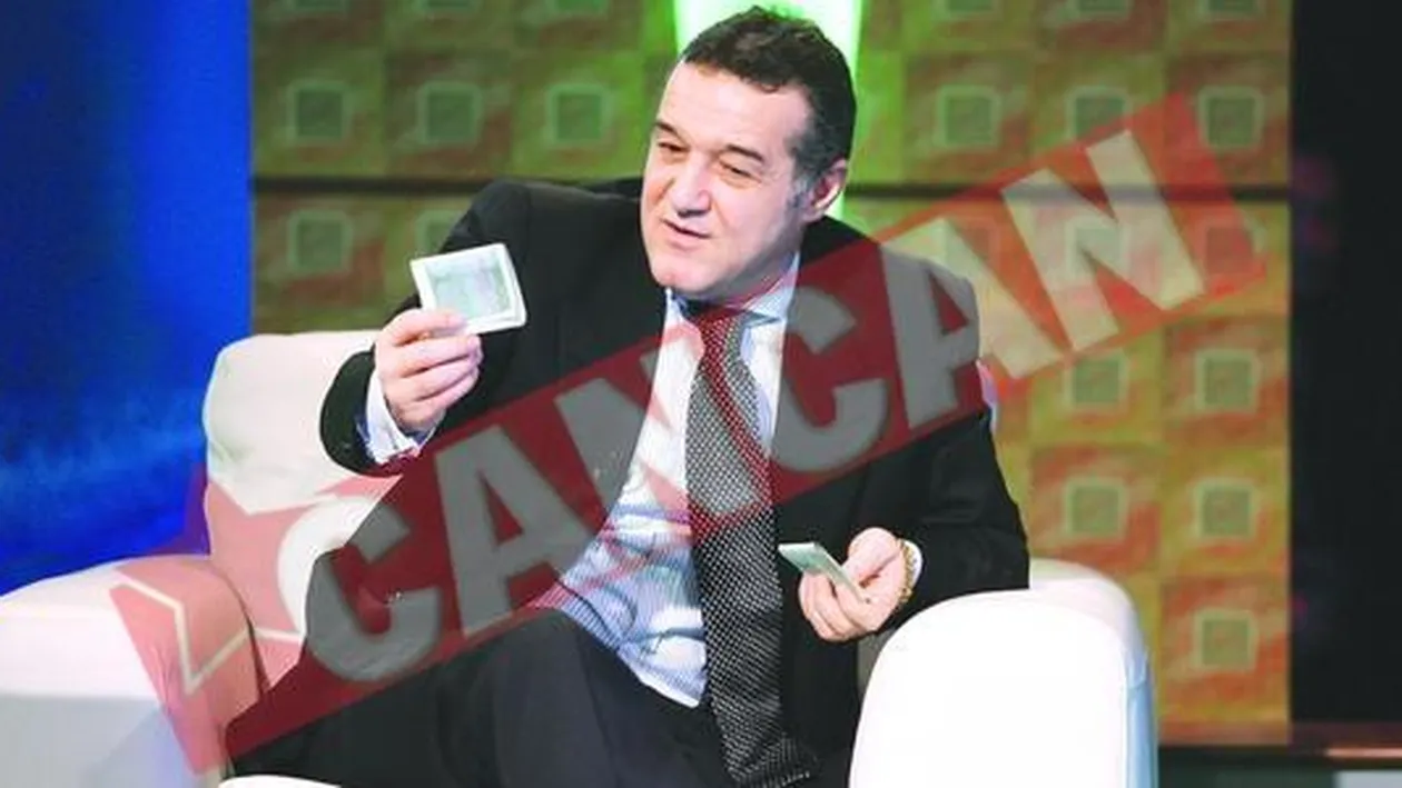 La degetul mic al lui Gigi Becali