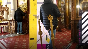 Celebrul solist al trupei ”Iris” s-a rugat la icoana Fecioarei Maria după ce s-a vindecat miraculos! Imagini în exclusivitate