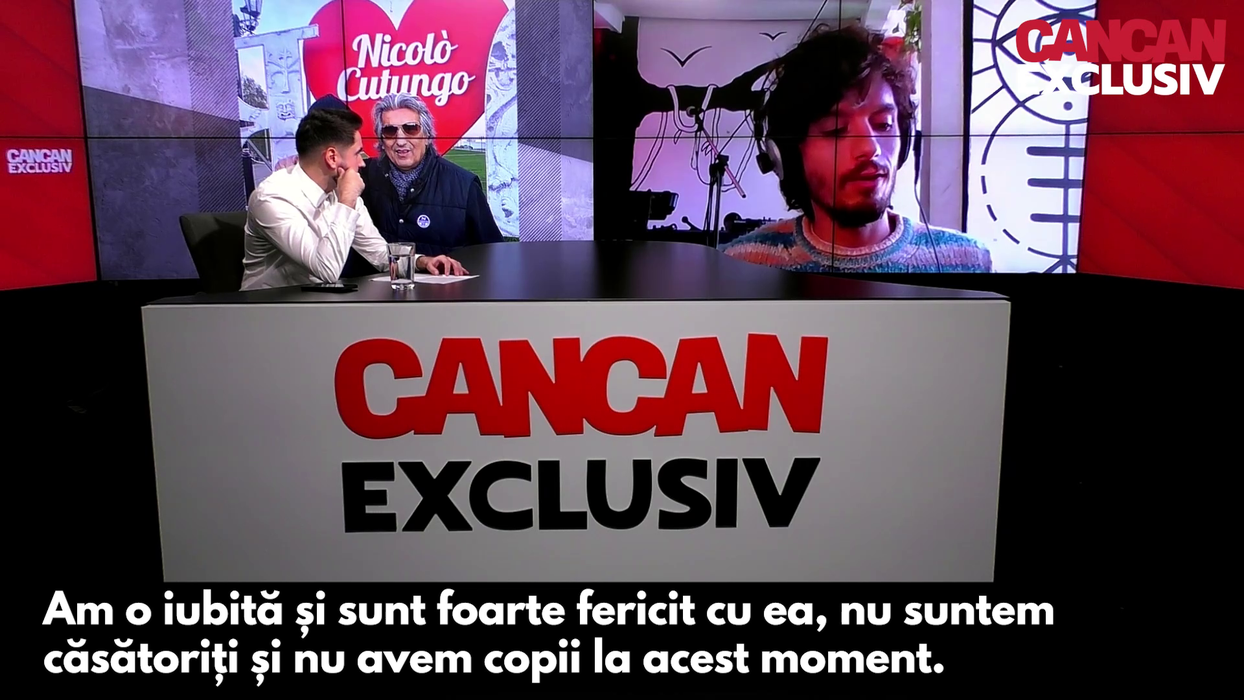 Nico, fiul lui Toto Cutugno, a făcut destăinuiri de suflet, în emisiunea CANCAN EXCLUSIV (Foto: captură video)