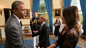 Nadia Comaneci s-a intalnit cu Barack Obama la Casa Alba: "Mare onoare sa fiu aici"