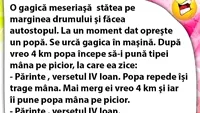 BANC | O gagică meseriașă stătea pe marginea drumului și făcea autostopul