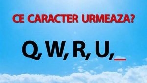 Testul IQ la care și geniile greșesc | Ce caracter urmează în seria: Q, W, R, U?