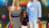 Imagini rare cu fiica Elenei Udrea în prima zi de școală. Eva a intrat în clasa a II-a