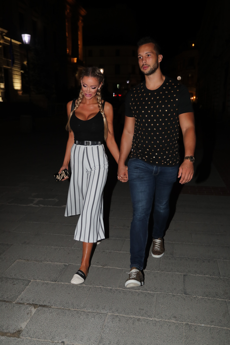 Bianca Drăgușanu și Tristan Tate au petrecut o seară agreabilă în oraș