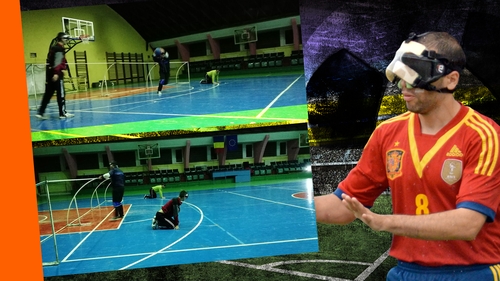 Ei sunt campionii nevăzători la fotbal!