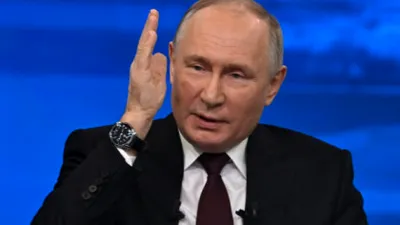 VIDEO Vladimir Putin atacă UE din cauza sancțiunilor impuse Rusiei: „Occidentalii, idioți. Scuzați-mă!”